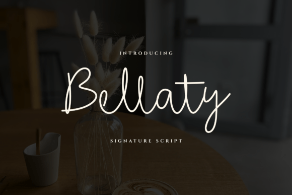 Bellaty: Crafting Modern Elegance in Script Typography