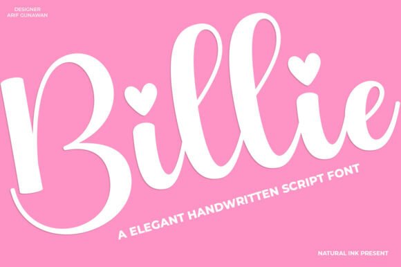 Billie Script: Where Modern Elegance Meets Playful Sophistication