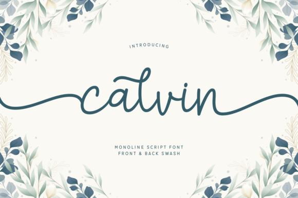 Calvin: A Modern Script Font for Polished, Personal Branding