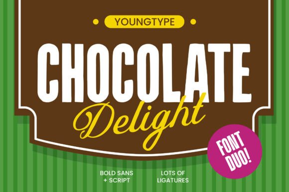Chocolate Delight: A Font for Bold, Joyful Branding