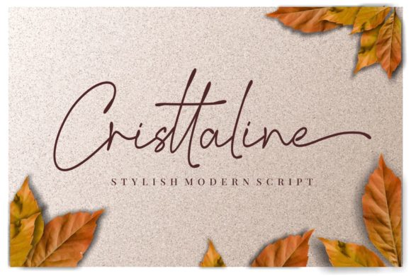 Cristtaline: A Modern Script Font for Elegant Design