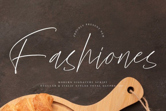 Fashiones: Elevating Design with Modern Script