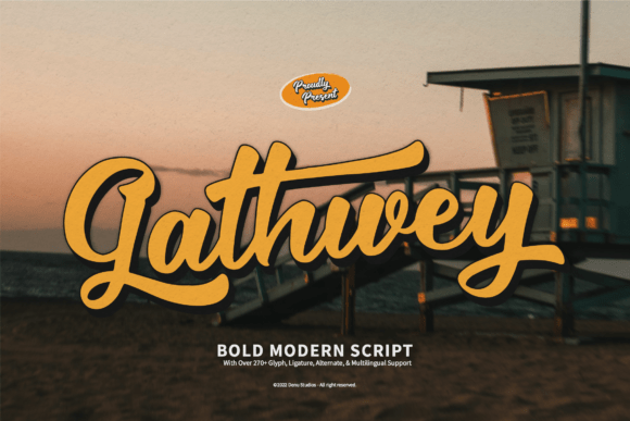 Gathwey: A Bold Script for Modern Brands