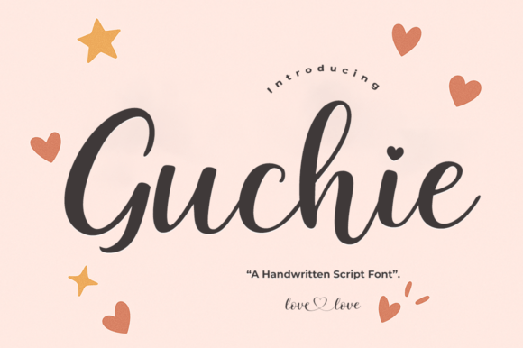 Guchie: The Modern Script Font Balancing Chic Sophistication with Whimsy