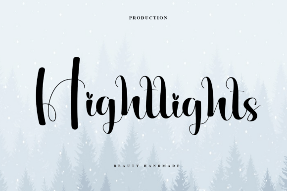 Hightlights: A Modern Script for Elevated Design