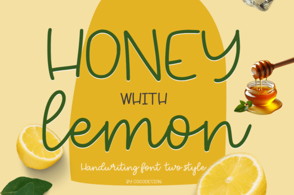 Honey Lemon: A Handwritten Script Font for Creative Projects