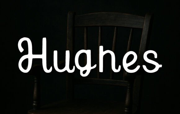 Hughes: The Friendly Script Font with Geometric Soul