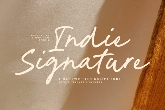 Indie Signature: The Handwritten Font with Modern Character