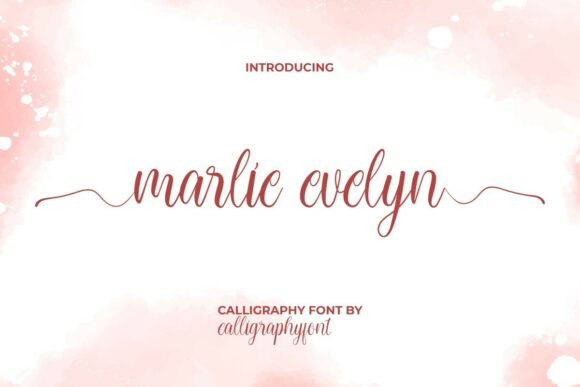 Marlie Evelyn: The Calligraphy Font with a Modern Soul