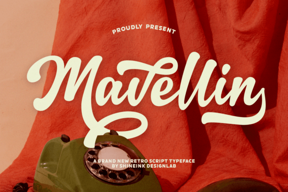 Mavellin: A Retro Script Font for Timeless Brand Identity