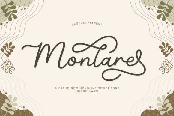 Monlare: An Elegant Monoline Script Font for Modern Designs