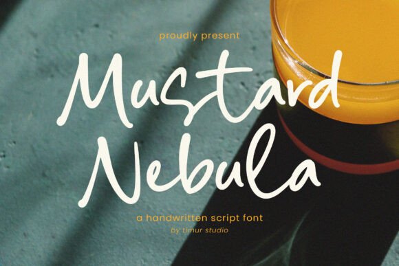Mustard Nebula: A Font That Feels Like a Warm Conversation
