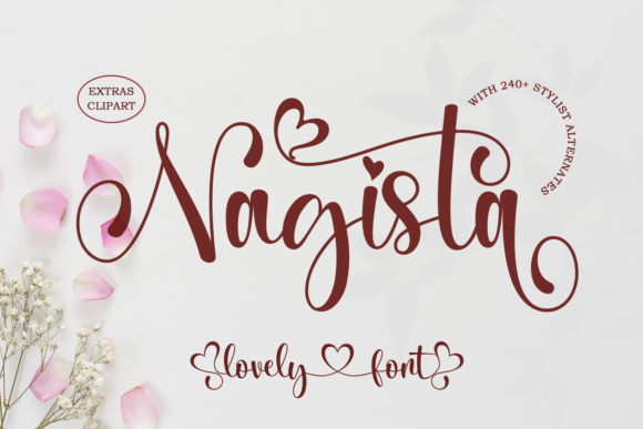 Nagista: Blending Script Fluidity with Dingbat Flair
