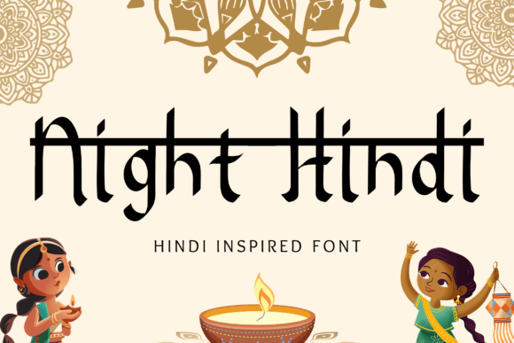 Night Hindi: A Font with Cultural Soul