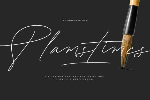 Plamstimes: A Modern Script Font for Elevated Design