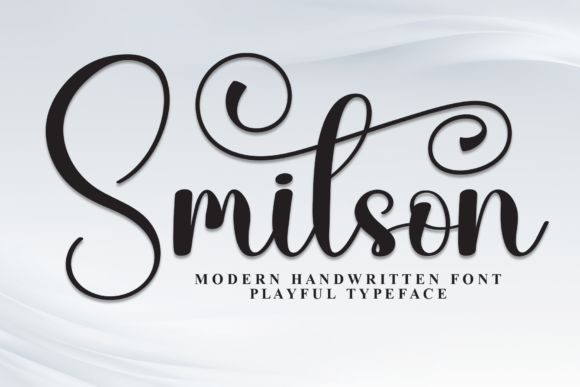 Smitson: A Handwritten Font with Modern Elegance
