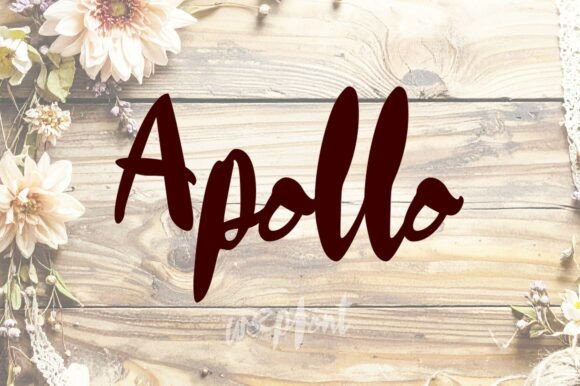 The Apollo Typeface: Crafting Handmade Elegance