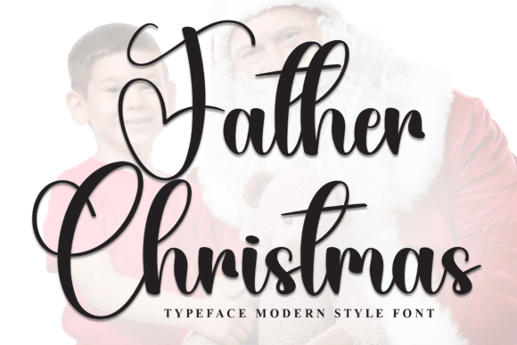 The Playful Charm of Father Christmas: A Script Font for Festive Designs