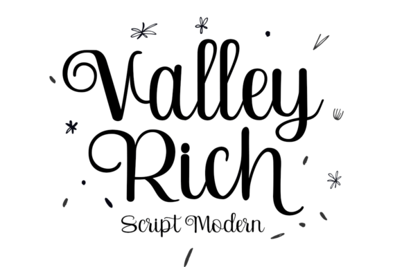 Valley Rich: Crafting Refined Visuals with a Modern Script